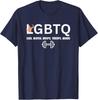 LGBTQ Nohy Hýždě Biceps Triceps Stehna Vtipné Posilovací Cvičení Tričko