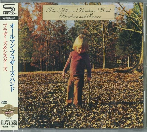 

CD ALLMAN BROTHERS BAND - Brothers & Sisters (ШМ-CD) UICY25047 CAPRICORN 2011 Япония Оби Рок