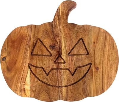 Holzschneidebretter Küche, Dickes Hackbrett, Serviertabletts Groß mit Tiefer Saftrille und Griffen, Holztabletts für Fleisch, Obst und Käse