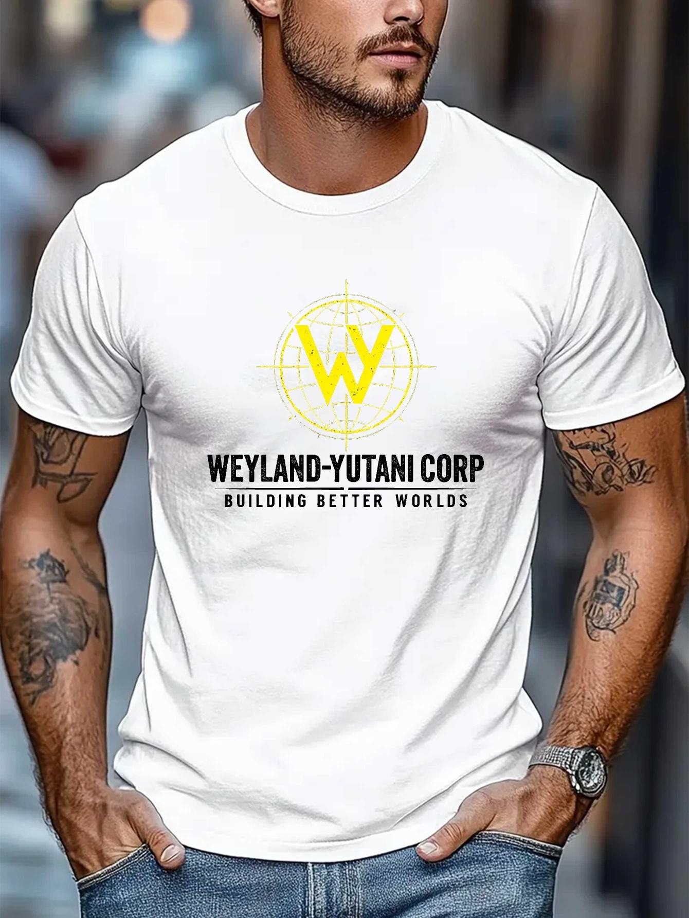 Black T-shirt with WEYLAND-YUTANI CORP Graphic - 606 Blend XXXXL