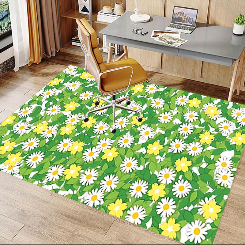 1 Stück Blumen Blätter Extra Groß Rutschfester Boden Teppich, Büro, Familie, Schlafzimmer, Studio - Großer Bereich TeppichJ0359