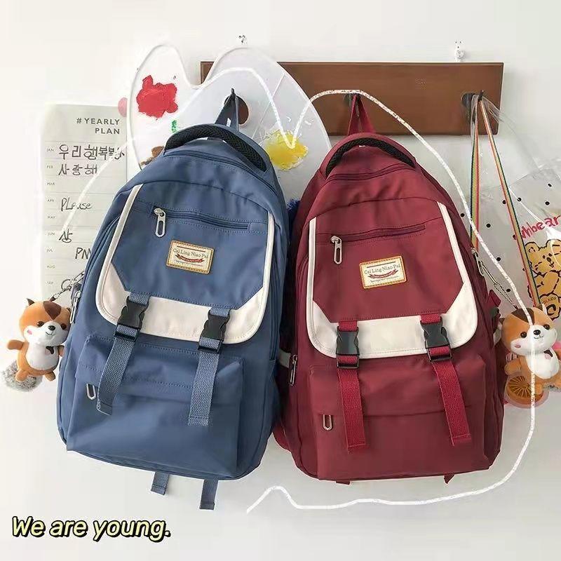 Women's Backpack School Bag, Campus High School Junior High School Student Versatile Trendy Backpack, Large Capacity School Bag, Office Computer Bag