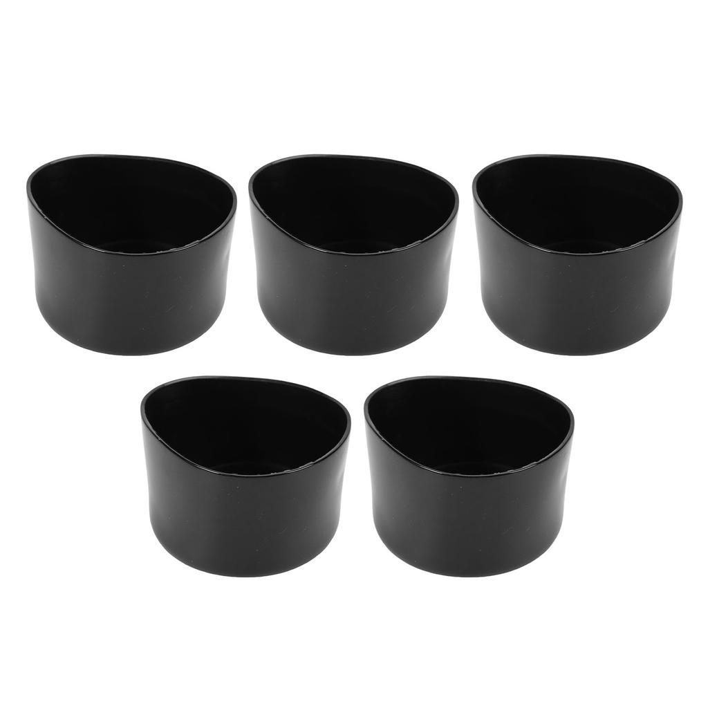 5PCS Round End   63mm 2.5 Inch Synthetic Rubber     Screw Thread Protector Covers for PVC Round Tube