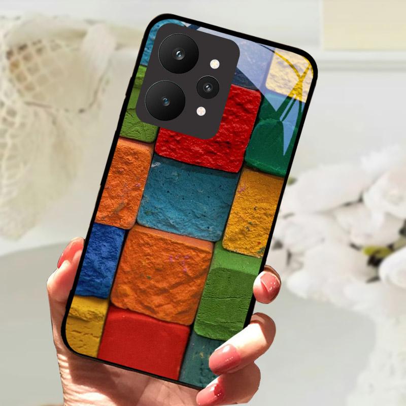 Shockproof Case For Realme 15 5G Phone Cover RMX5106 RMX5105 Tempered Glass Cases For Realme15 Fundas Luxury Protective Shell