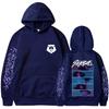 Unisex Fashion Casual Long Sleeved Round Neck Loose Plush Pullover With Rope Hoodie