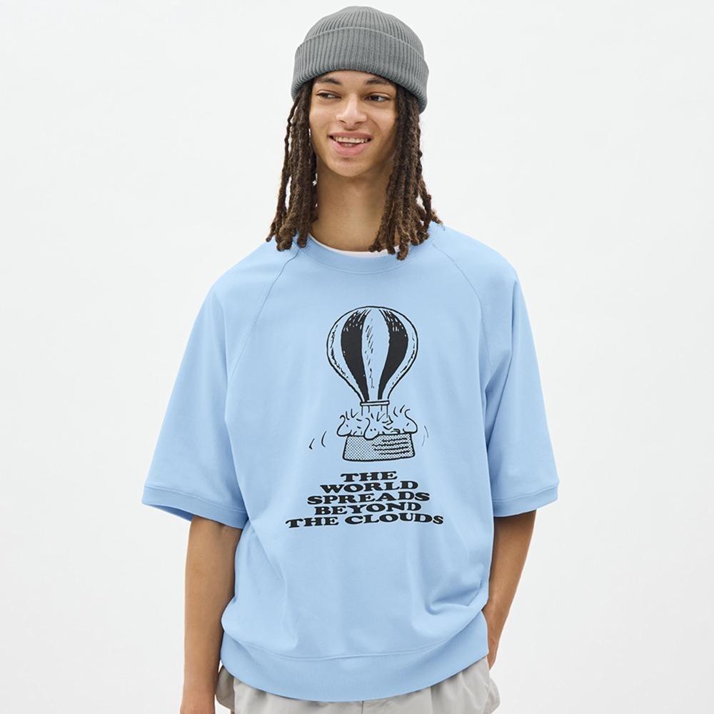 

Футболка GU by Uniqlo Sweat Tee с рукавом 5 минут Peanuts 3