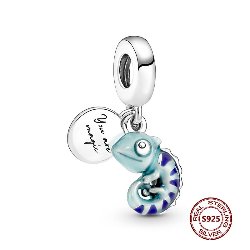 925 Sterling Silver Glow Firefly Butterfly Charms Fit Módní Originální náramky Dragonfly Bee Hmyz korálky Vlastní výroba šperků