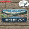 D Flat A Vintage Aluminum Sign for Decorative Purposes Only Suitable for Outdoor Plaques And Wall Decor