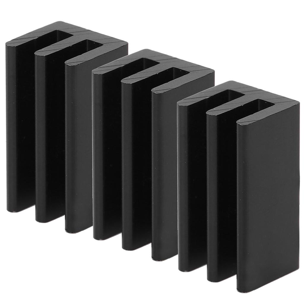 Black Dissipate 20pcs Cooler Fin Aluminium Heatsink Router Black Dissipate 20pcs Cooler Fin Aluminium Heatsink Router