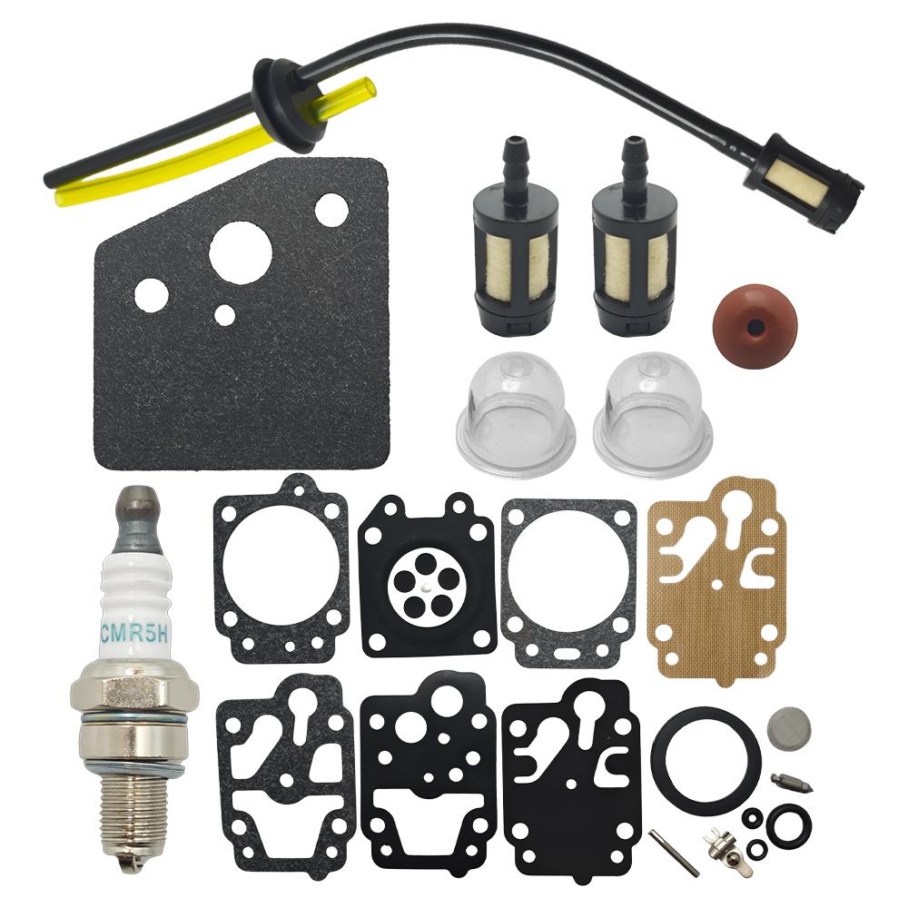 

Carburetor Repair Kit Fuel Line for Honda GX35 GX25 HHB25 HHH25 K20-WY K10-WYJ Carb Diaphragm Gasket Needle Chainsaw Parts AS SHOWN