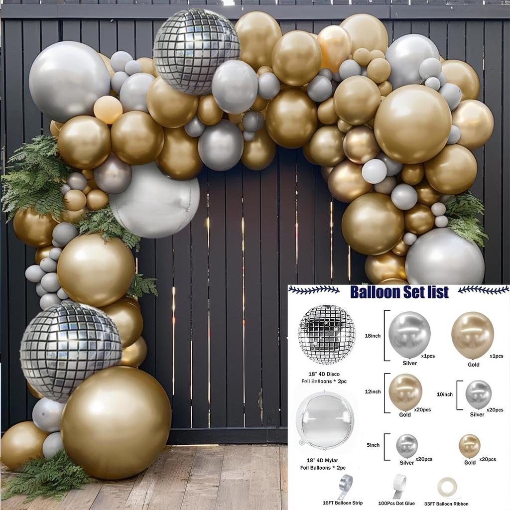 Forest Series Green Balloon Chain Set Children'S Birthday Theme Party Decoration Jungle Arrangement Balloon