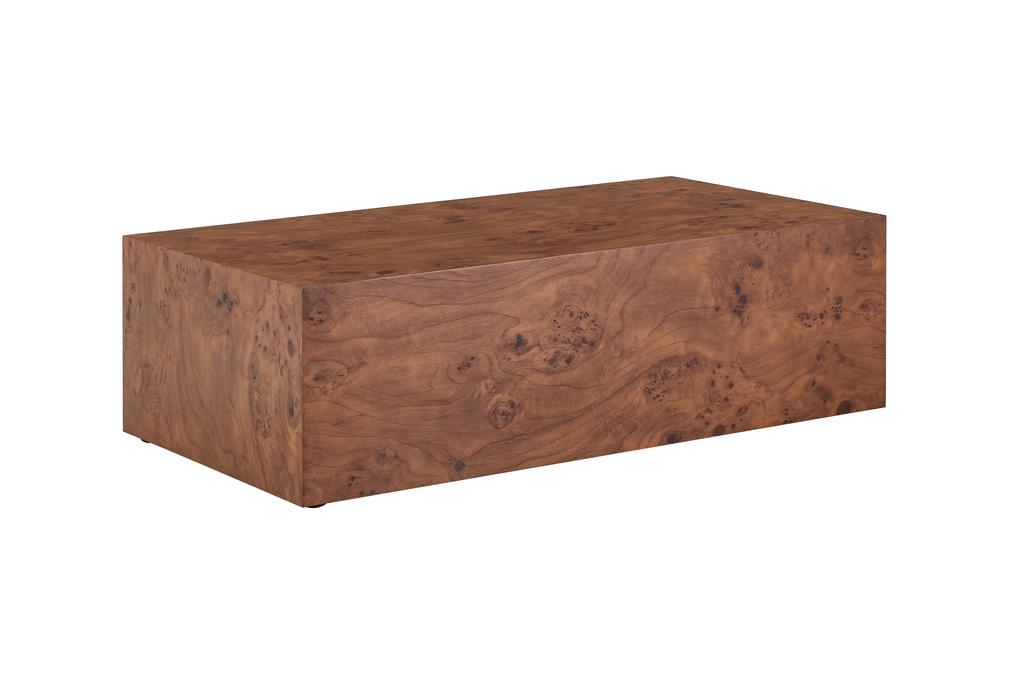 Minimalist Coffee Table In Wood Look – Modern Living Room Table, Versatile, Stable Construction, Easy-care Surface, Approx. Dimensions