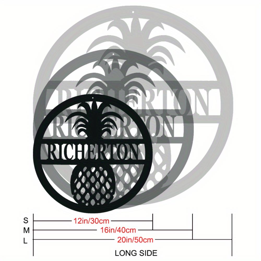 Metal Wall Art Pineapple Decor Housewarming Gift Modern Plaque Home Decor Fast Shipping TYDZ002654-30cm