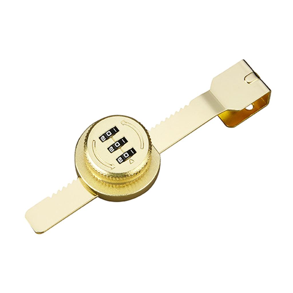 Mechanical Password Lock Heavy Duty Anti-theft Security Door Lock Thicken Keyless Latches for Door Window Cabinet