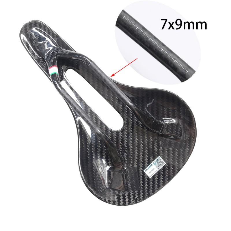Carbon Fiber Bicycle Saddle Road Mountain Bikes Lightweight Ergonomic Seat Pad SD238 Black