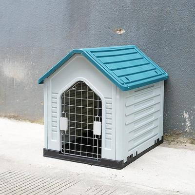 Doppelt nutzbare Innen-/Außen-Haustier-Villa für Hunde und Katzen: Gemütlicher, Regensicherer Winterzwinger für Kleine Hunde
