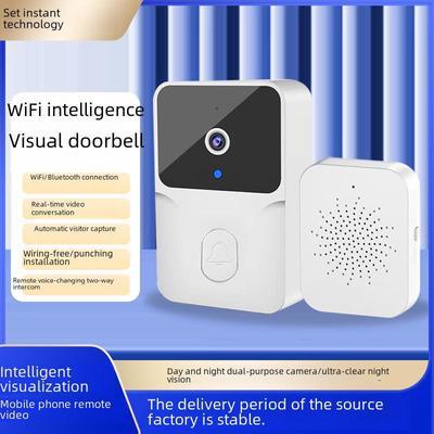 Low Power TUYA WiFi HD Video Doorbell with Smart Home Intercom