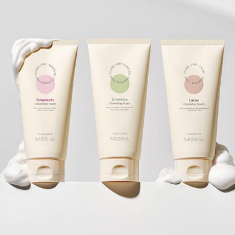 MISSHA Creamy Latte Cleansing Foam Green Tea 172ml