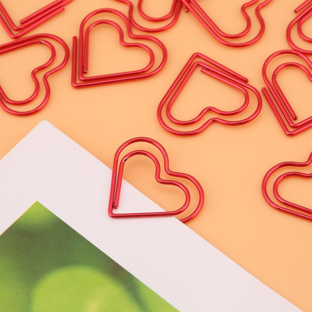 12pcs Stainless Steel Bookmark Clip Plastic Document Organizing Clip Document Organizing