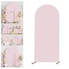 Wedding Arch Cover Round Top Ornaments Flower Door Background Decorative Backdrop Cover for Engagement Baby Shower Decoration