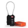 Travel Zipper Lock: TSA-Approved Plastic Combination Lock with Mini Steel Wire for Suitcases