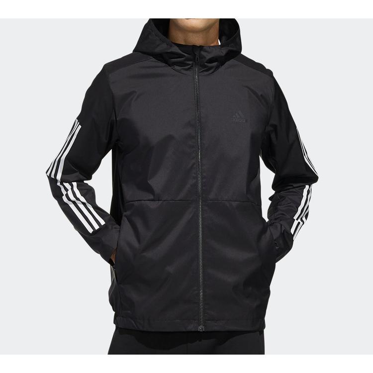 Adidas Jackets Men's Black Hooded Moderate Other FM9428