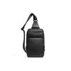 Gotham 18 Bolsa de Ombro Bolsa de Cintura Bolsa no Peito Couro Bolsas Masculinas Preto C5331-JIBLK