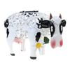 Cow Statue Solar Light LED Light Garden Statue Decorations Solar Ornaments Animal Light Waterproof Outdoor Yard