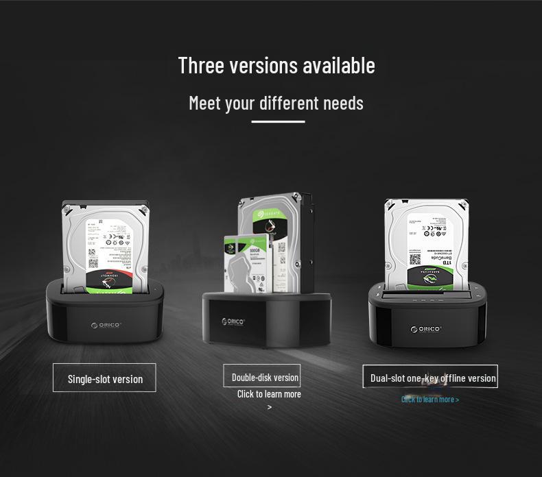 ORICO 6218US3 External USB 3.0 Hard Drive Dock for 2.5/3.5 Inch Drives