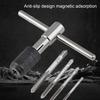 Metric Tap And Die Set 9 Pieces Tap Handle Tool Screw Tap Set Thread Repair Tool Tap And Die Set Metric