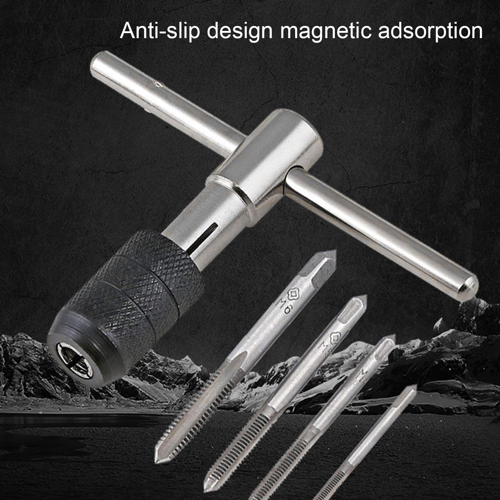 Metric Tap And Die Set 9 Pieces Tap Handle Tool Screw Tap Set Thread Repair Tool Tap And Die Set Metric China Mainland