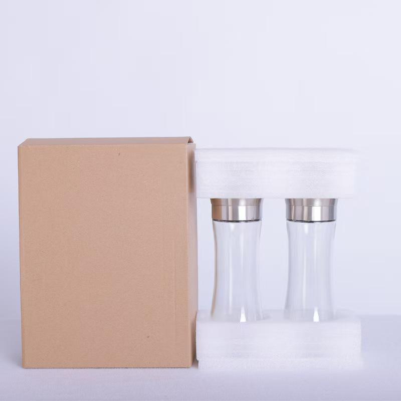 Manual Stainless Steel Salt and Pepper Grinder Set