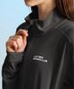 Leijibi [Set] Techflow Hydro Stand Neck Zip-Up Rash Guard + Swim Shorts Set M Charcoal