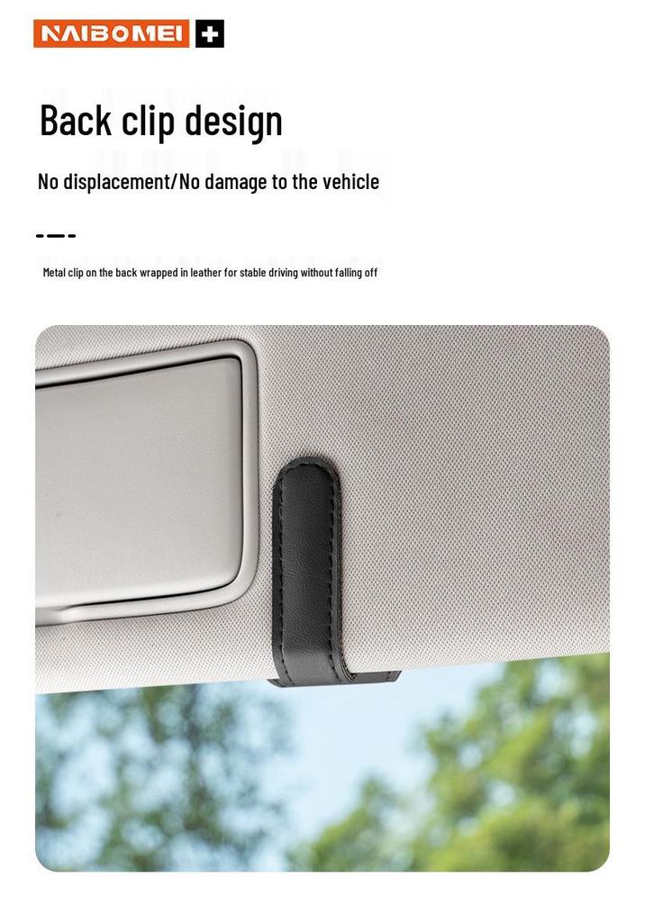 Nezha U/V/S N01/03E Car Glasses Clip & Card Holder Storage Box