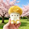 Cute Mushroom Plush Keychain, Cartoon Doll Pendant for Bags & Couples