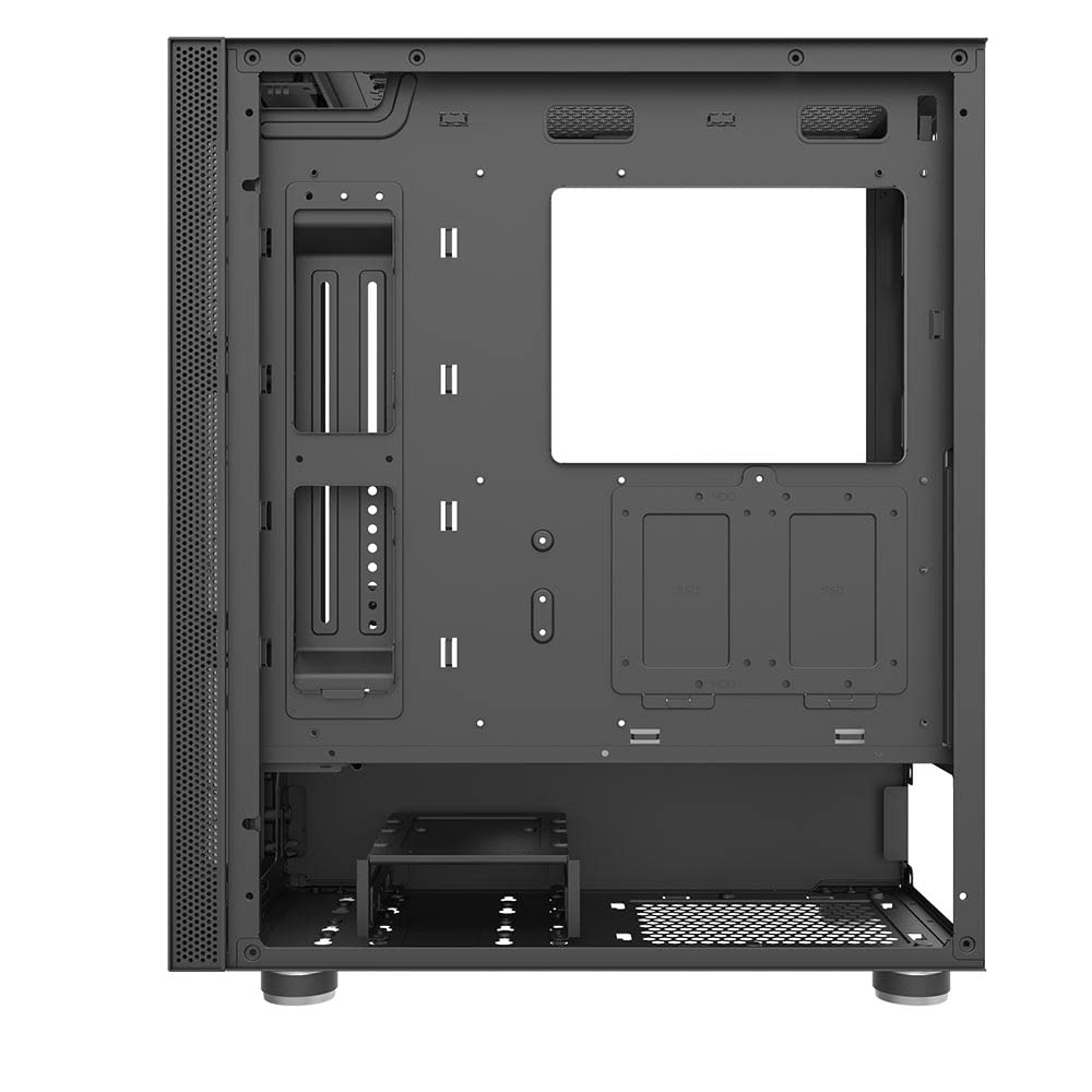 Carcasă PC ATX darkFlash DK210 Graffiti, compatibilă ATXM-ATXITX, panou frontal din sticlă securizată pentru desenat text și ilustrații, suportă GPU-uri de până la