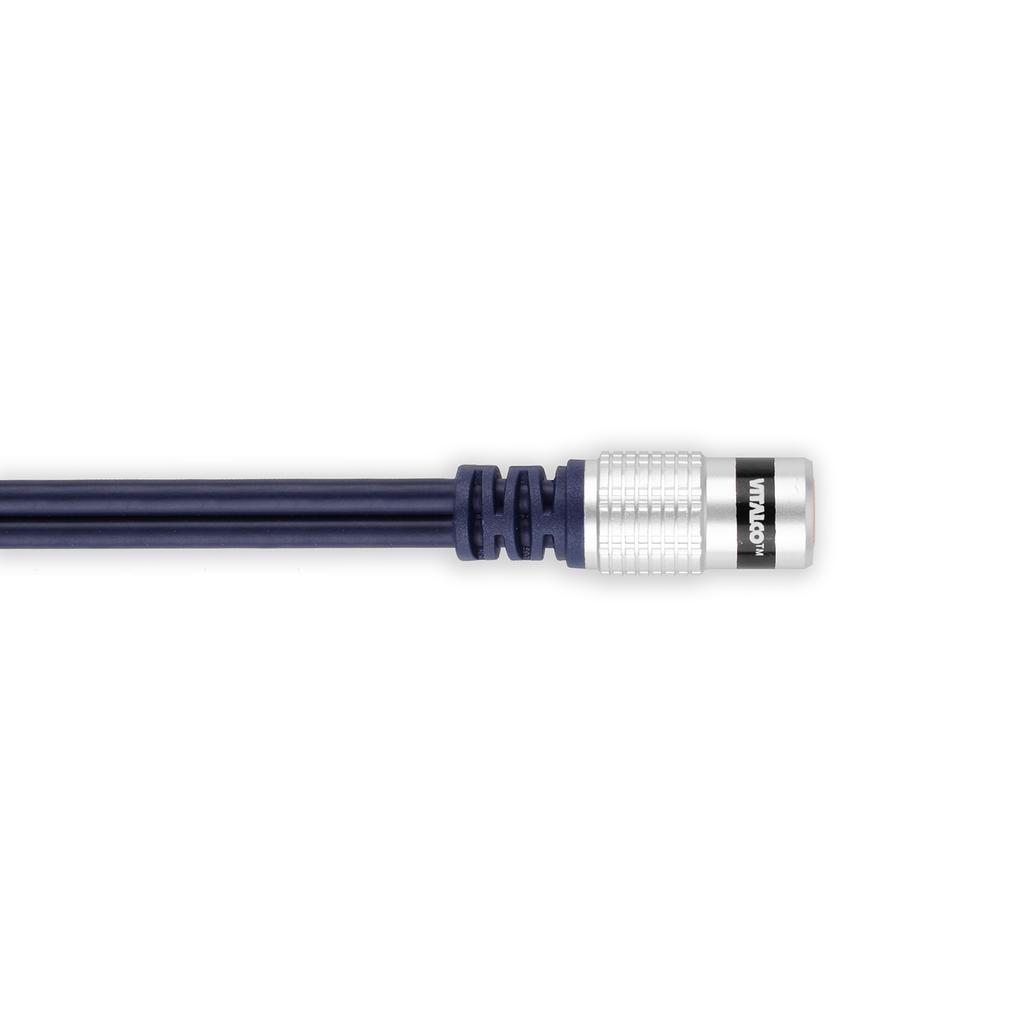 Adapter jack 3,5 stereo gniazdo - 2x jack 3,5 stereo wtyk vitalco
