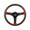 Nardi 14 Inch Wood Grain Racing Steering Wheel 350mm ND Retro Deep Corn Drifting Sport Steering Wheels with Logo Universal