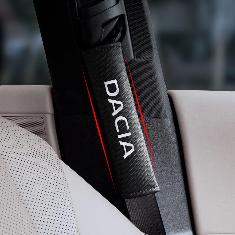 1/2PCS Car Seat Belt Cover Shoulder Protector Pad Auto Accessorie for Renault DACIA RS Koleos Captur Kadjar Megane Clio Scenic HH8