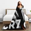C Ronaldos Football Soccer Blanket Flannel Awesome Warm Throw Blankets for Home Textile Decor
