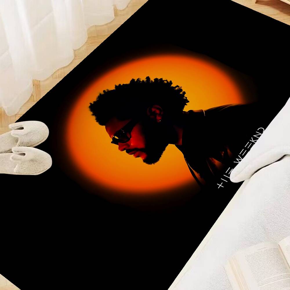 The Weeknd Floor Mat Rectangle Anti-slip Home Soft Badmat Front Door Indoor Outdoor Mat Welcome Doormat