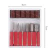Nail Drill Bit Set 6-piece Milling Cutter Polishing and Removing Accessories As Dead Skin Tools Foot Therapy Nails Art Supplies