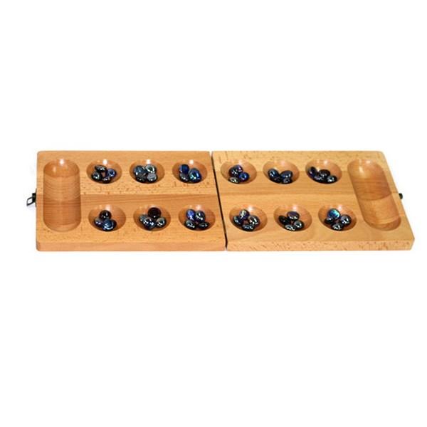 Joen Mancala Holzbrettspiel, zufällige Lieferung