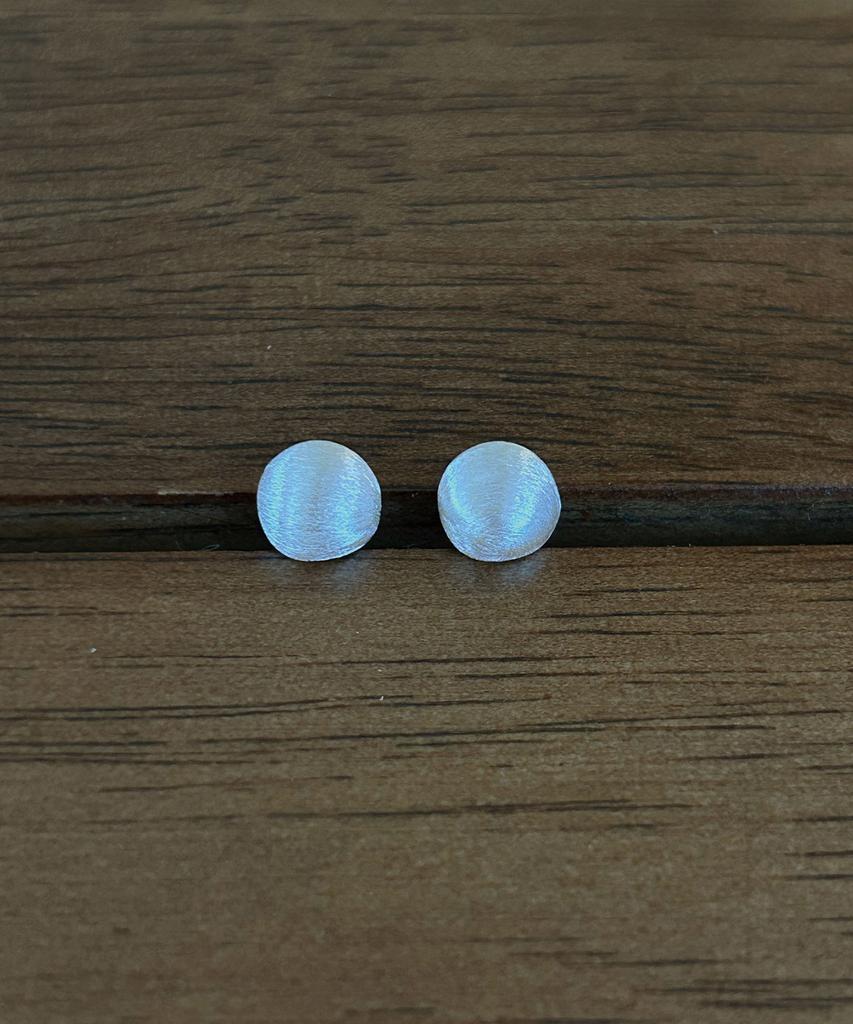 Fluffy Opp Silver Earrings