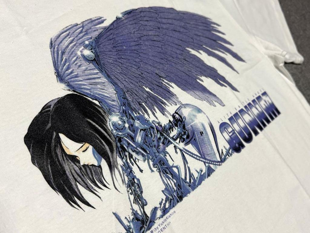 [USED] Ultra Rare Gunnm Gally Battle Angel Anime T-Shirt XL