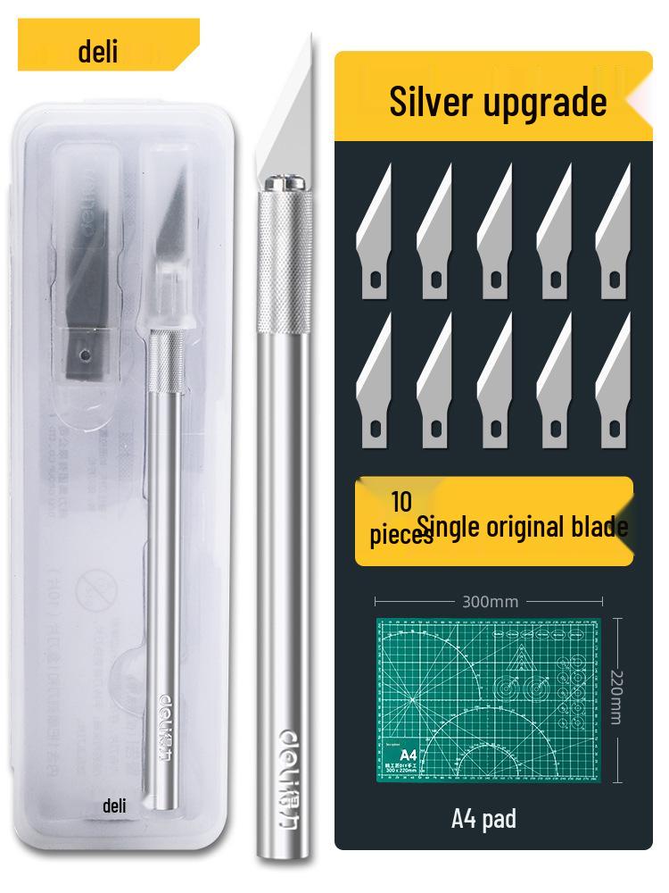 Deli Handmade Craft & Engraving Knife Set for Paper, Rubber Stamps, and Wood Carving.