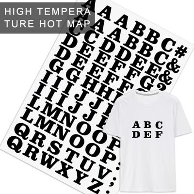 Self Adhesive Heat Transfers Patches DIY Garment Alphabet High Quality Clothing Stickers