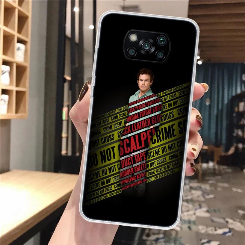 TV Show Dexter Morgan Soft Phone Case For Xiaomi Poco X3 X5 X6 X7 Pro X4 NFC F7 Ultra F6 F5 M6 M5S M4 M3 F4 Gt F3 Fundas Cover