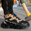 Drehknopf Arbeitsschuhe Herren atmungsaktive Sicherheitsschuhe Verbundkappe Schutzschuhe Arbeitssneaker Durchtrittsichere Herrenstiefel