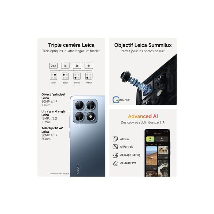 Xiaomi 14T 12 GO + 256 GO Noir